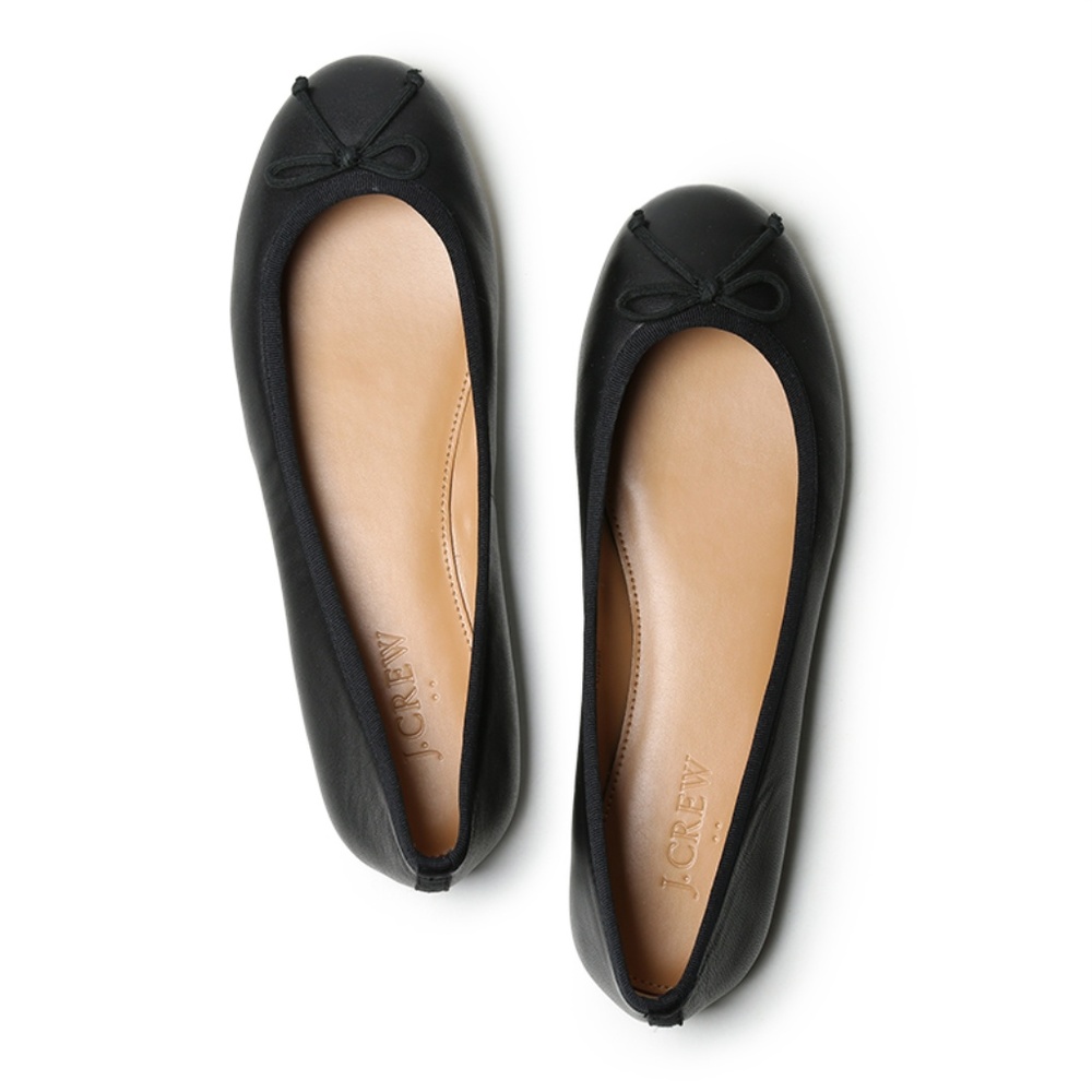 J. Crew Black Ballet Flats